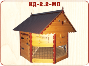 Курятник деревянный КД-2.2-МП